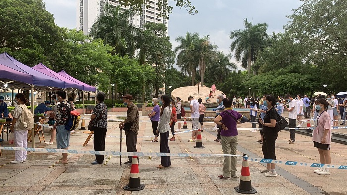 毫不松懈 坚持就是胜利——新一轮全员核酸检测为师生健康保驾护航